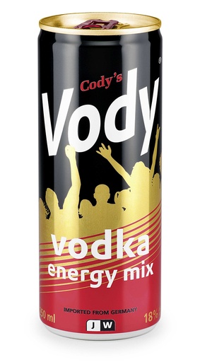 [DRINK] VODY ENERGY MIX-1/2 (12 PACK)- BOX